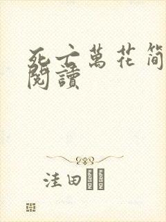 死亡万花简小说阅读