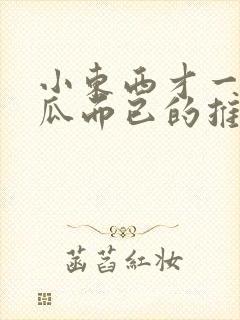 小东西才一根黄瓜而已的推荐书