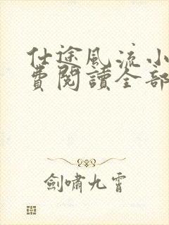 仕途风流小说免费阅读全部章节封面