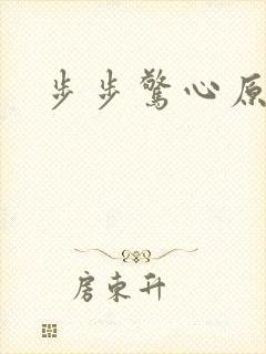 步步惊心原著