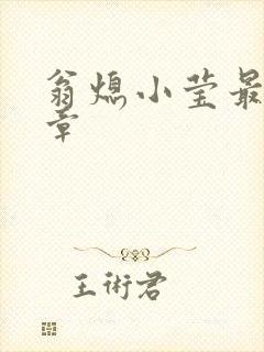 翁熄小莹最新节章