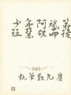 少年阿斌第二部珏慧破而后立