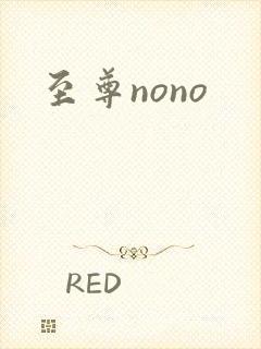 至尊nono封面