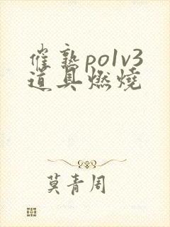 催熟po1v3道具燃烧