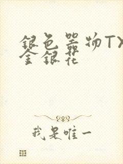 银色器物TXL金银花封面