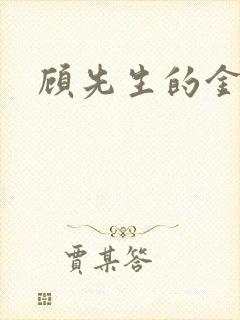 顾先生的金丝雀封面