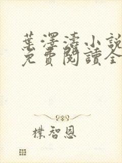 叶泽涛小说全文免费阅读全文