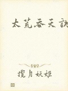 太荒吞天诀封面