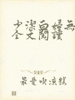 少洁白妇无删减全文阅读