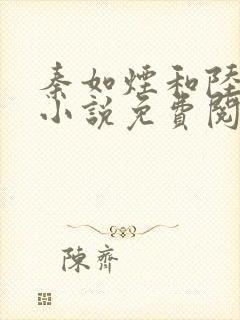 秦如烟和陆景琛小说免费阅读封面