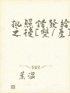 批照错发给情敌之后[双/产]封面