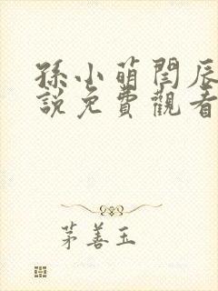 孙小萌闫辰的小说免费观看