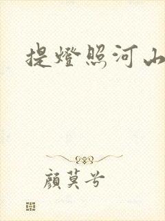 提灯照河山封面