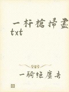 一杆枪扫尽全家txt
