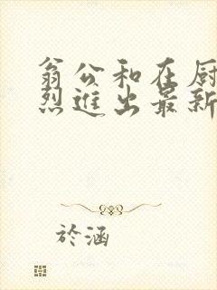 翁公和在厨房猛烈进出最新章节