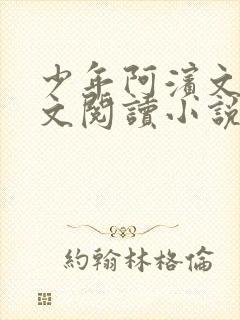 少年阿滨文全全文阅读小说