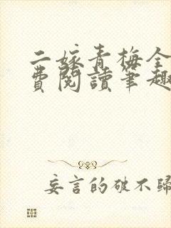 二嫁青梅全文免费阅读笔趣阁