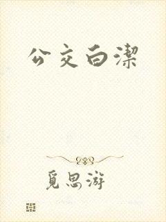 公交白洁封面