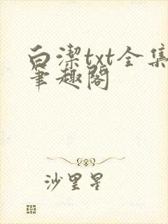 白洁txt全集笔趣阁