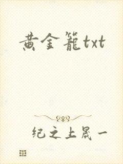 黄金笼txt
