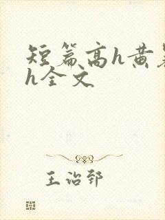 短篇高h黄暴辣h全文封面
