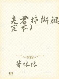 夫君摔断腿后(完本)