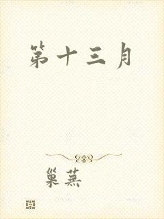第十三月封面