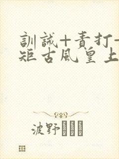 训诫+责打+规矩古风皇上皇后封面