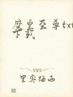 魔皇至尊txt下载