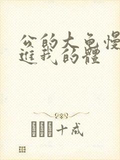 公的大龟慢慢挺进我的体封面