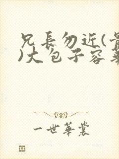 兄长勿近(骨科)大包子容华封面