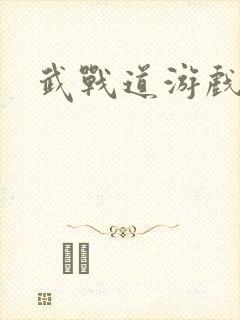 武战道游戏