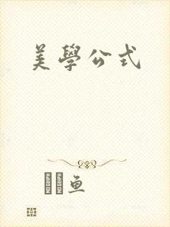 美学公式封面