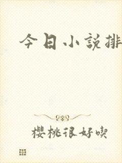 今日小说排行榜
