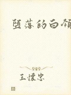 堕落的白领封面