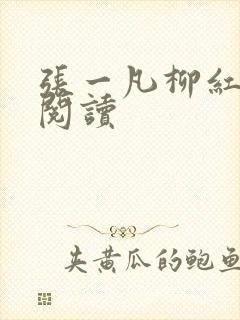 张一凡柳红免费阅读