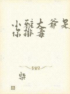 小雅大爷是在帮你排毒封面