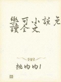 乐可小说免费阅读全文