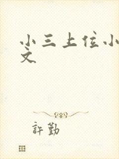 小三上位小说全文