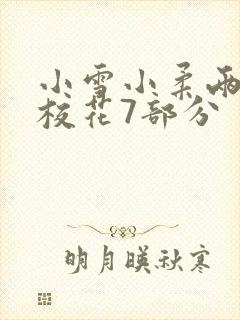 小雪小柔两个大校花7部分