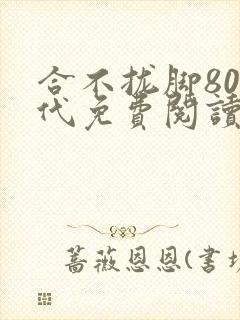 合不拢脚80年代免费阅读笔趣阁封面
