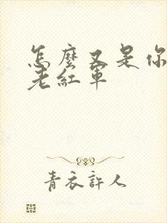 怎么又是你by老红军封面