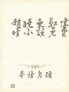 赵晓东郑伟吴雪晴小说免费阅读