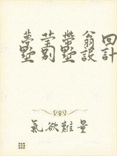 梦莹带翁回乡别墅别墅设计封面