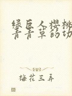 绿巨人樱桃荔枝青青草的功效