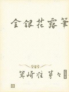 金银花露笔趣阁