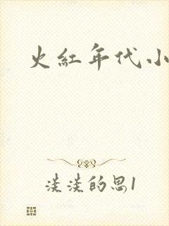 火红年代小说封面