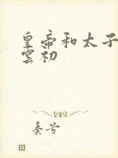 皇帝和太子妃h云初