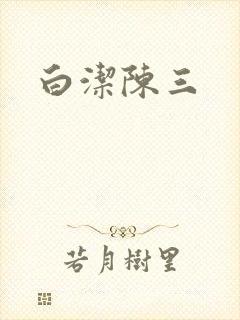 白洁陈三