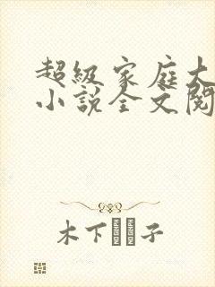 超级家庭大杂烩小说全文阅读封面